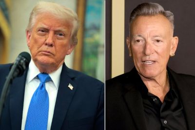 Trump posts fake video of him hitting Bruce Springsteen with a golf ball as their spat grows