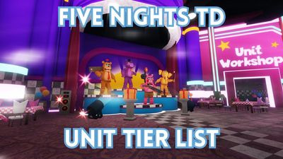 Ultimate Five Nights TD Unit Tier List