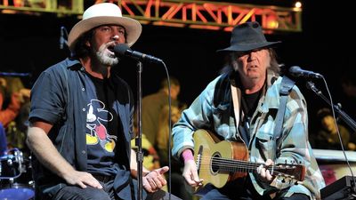 "Stop thinking about what rockers are saying. Think about saving America from the mess you made." Neil Young and Pearl Jam call out Donald Trump, salute Bruce Springsteen