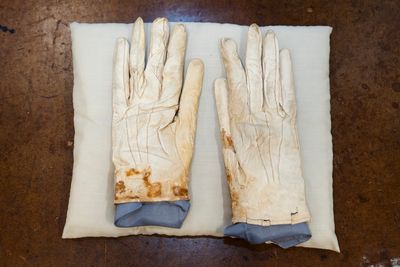 Abraham Lincoln’s blood-stained gloves sold as millions raised at controversial auction