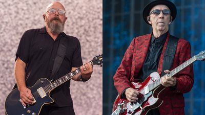 “Only Happy When It Rains has a solo and lot of that is backward guitar. We had to figure out how to play it –and flipped the two-inch tape reels over. I struggle playing that every night!” Garbage’s Duke Erikson and Steve Marker don't like to look back