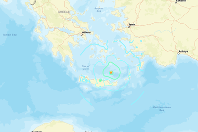Tsunami warning after magnitude 6 earthquake strikes off Crete coast in Greece