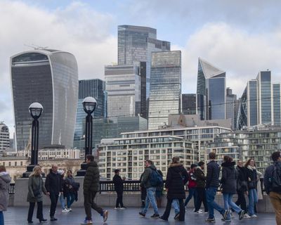 UK private sector shrinking as firms cut jobs; pressure to raise taxes as government borrowing jumps – as it happened