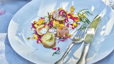 I'm making this elevated potato salad recipe for all my summer cookouts this year