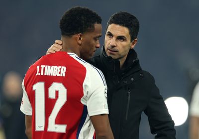 Arsenal: Mikel Arteta reveals hopes for Jurrien Timber return timeline as surgery confirmed