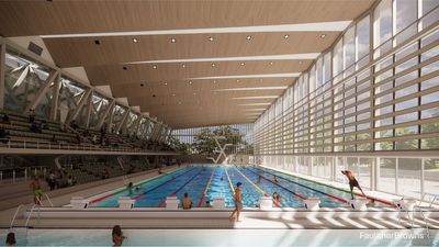 Pictured: Stunning redevelopment of Crystal Palace pool and sports centre as starting gun fired