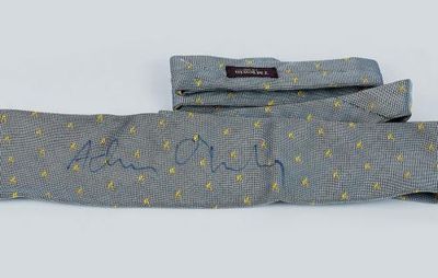 My signed tie is up for auction. I don’t think even my mum would buy it