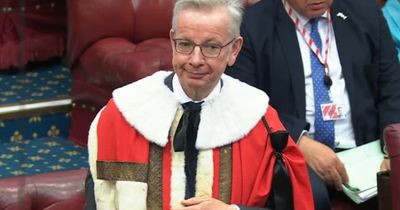 Michael Gove introduced to House of Lords as 'Baron of Torry of Aberdeen'