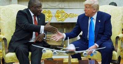 Donald Trump ambushes South African president with false 'white genocide' claims