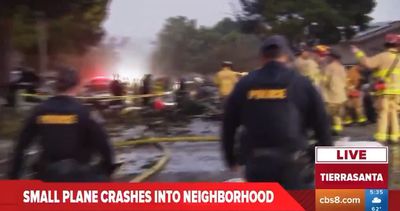Over a Dozen Houses Ignite After Small Plane Crashes In San Diego Neighborhood: 'Jet Fuel All Over'