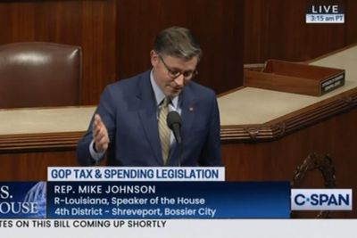 ‘Laugh all you want’: Democrats erupt after Mike Johnson calls Trump ‘most respected president in the modern era’