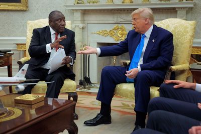 Trump Showed South Africa's President Video of a 'Burial Site' as Proof of 'Genocide.' It Was From a Protest Years Ago