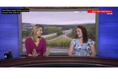 News Anchor in Labor Delivers Full Broadcast Despite Water Breaking Hours Earlier: 'She's Now Timing Her Contractions'