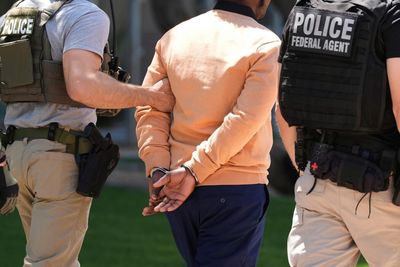 Ice arrests at immigration courts across the US stirring panic: ‘It’s terrifying’