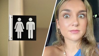 ‘I’m going to expose one of the biggest secrets that girls have’: Woman shares her secret ‘bathroom rizz’ trick she uses on guys. It’s not just her
