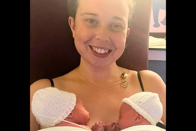 Mum pregnant with twins is diagnosed with rare cancer – and told she may have just a few years