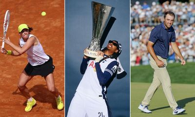 Sports quiz of the week: Spurs, Stokes, Scheffler, Swiatek and birds on badges
