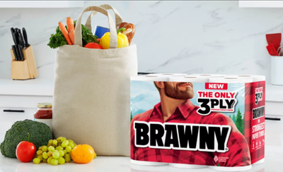 Brawny triples down on the paper towel wars with a new 3-ply option—and it's giving out free house cleanings
