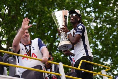 Fans line streets as Tottenham celebrate Europa League success