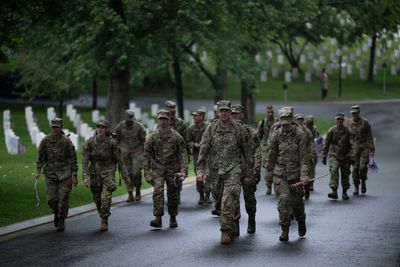 Trump keeps bragging about military recruitment success. It was up before he ever took office