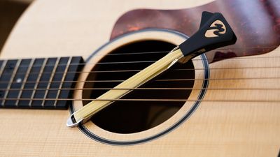 “I saw Jimmy Page using a violin bow on his guitar, and it clicked. What if I could do this on an acoustic guitar?”: Plectrums, move over – this inventor created a mini bow tailor-made for acoustics