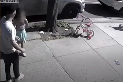 Suspect randomly punched a 9-year-old girl in the face then bit off a cop’s finger who tried to intervene