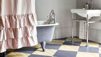 This no-drill tiered shower caddy is ideal for small rental properties – it quickly quadruples your storage for less than $70