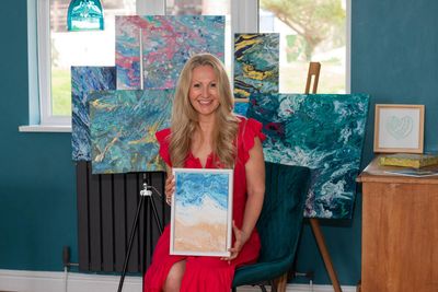 Experience: I paint using cremated ashes