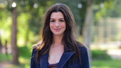 The small, urban garden in Anne Hathaway's NYC home masters shade, privacy, and patio coverage in a very modern way – it's the best I've ever seen