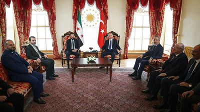 President Erdogan met with Syrian interim leader al-Sharaa in Istanbul