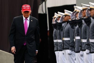 Trump to cadets: "We will not fail you."