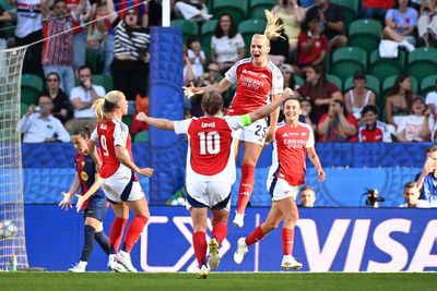 Arsenal win Women’s Champions League as Stina Blackstenius goal downs Barcelona