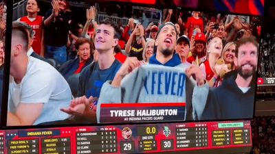 Tyrese Haliburton Showed Up for Caitlin Clark, Fever a Day After Pacers’ Game 2 Win