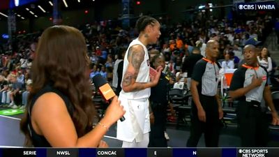 Brittney Griner Left Her Live Halftime Interview to Yell at Refs in Heated Moment