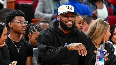 LeBron James Was Every Embarrassing Dad During Son Bryce's High School Graduation