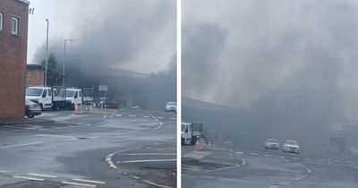 Fire breaks out at recycling centre as emergency crews rush to scene