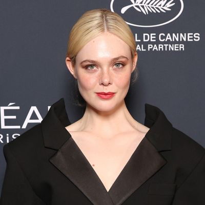 Elle Fanning's Givenchy Skirt Suit Features a Secret Back Detail on the Cannes Red Carpet