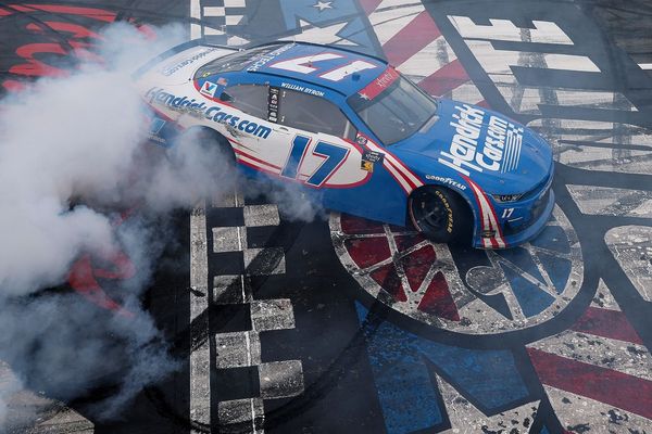 William Byron wins chaotic NASCAR Xfinity race at Charlotte in overtime