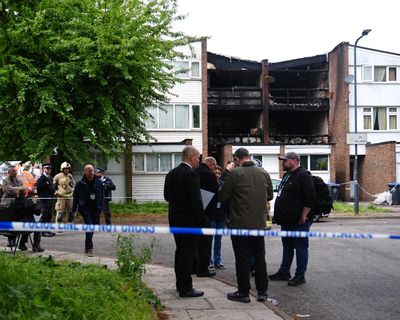 Man held on suspicion of murder after mother and children die in London fire