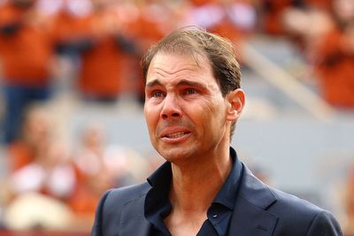 Rafael Nadal sheds tears in emotional French Open ceremony with Roger Federer, Novak Djokovic and Andy Murray
