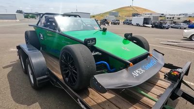 This Homebuilt Race Car Has A Nissan Leaf Motor And Corvette Suspension