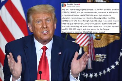 Trump Insists 'Nobody Told Us' That International Students' Home Countries Don't Foot Their Tuition Bills