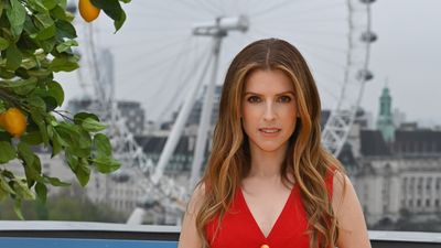 I normally love soft pastels at this time of year but Anna Kendrick’s tomato red outfit just inspired me to try something far bolder