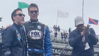 Tom Brady Got Booed So Hard at the Indy 500