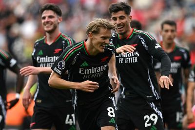 Southampton 1-2 Arsenal: Martin Odgeaard helps depleted Gunners break 101-year record as second place confirmed
