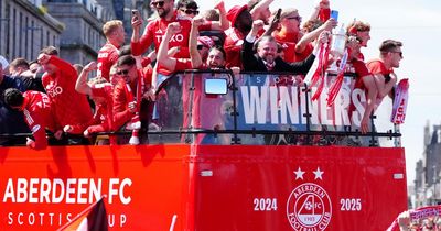 Jimmy Thelin blown away by sea of red as Aberdeen fans toast Scottish Cup win