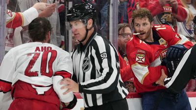 Matthew Tkachuk Addresses Going After Sebastian Aho Late in Panthers' Game 3 Win