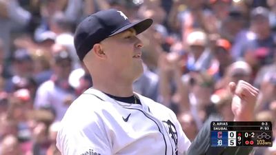 Tarik Skubal Had Great Reaction After Finishing Complete Game With a 102-MPH Strike