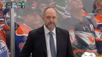 Stars Coach Pete DeBoer Bashes Refs Over Rescinded Call That Led to Oilers Goal