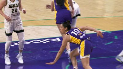 Kelsey Plum Taunts Angel Reese After Blowing by Her for Easy Layup in Sparks Win Over Sky